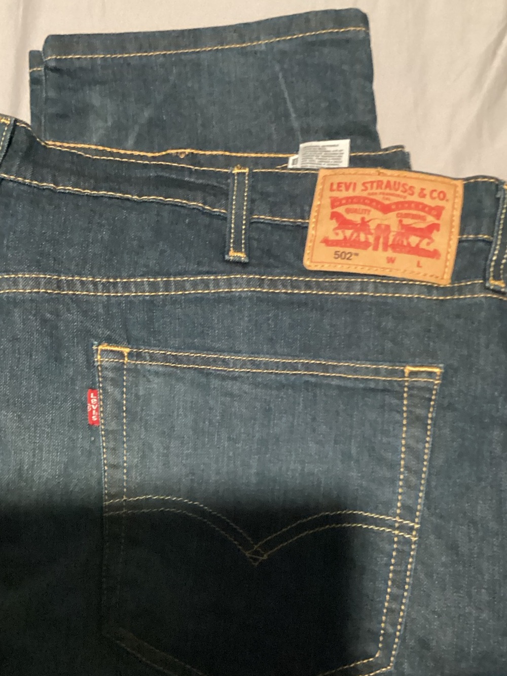 Levi's 502 Men's Jeans in Dark Blue Denim